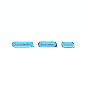 Text Message Pin Set